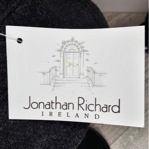 NWT Jonathan Richards Dark Grey Tweed Bucket Hat Size 6 5/8/54 100% Wool - Picture 5 of 11